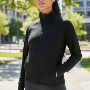 Yogalicious XL black quarter zip sweatshirt